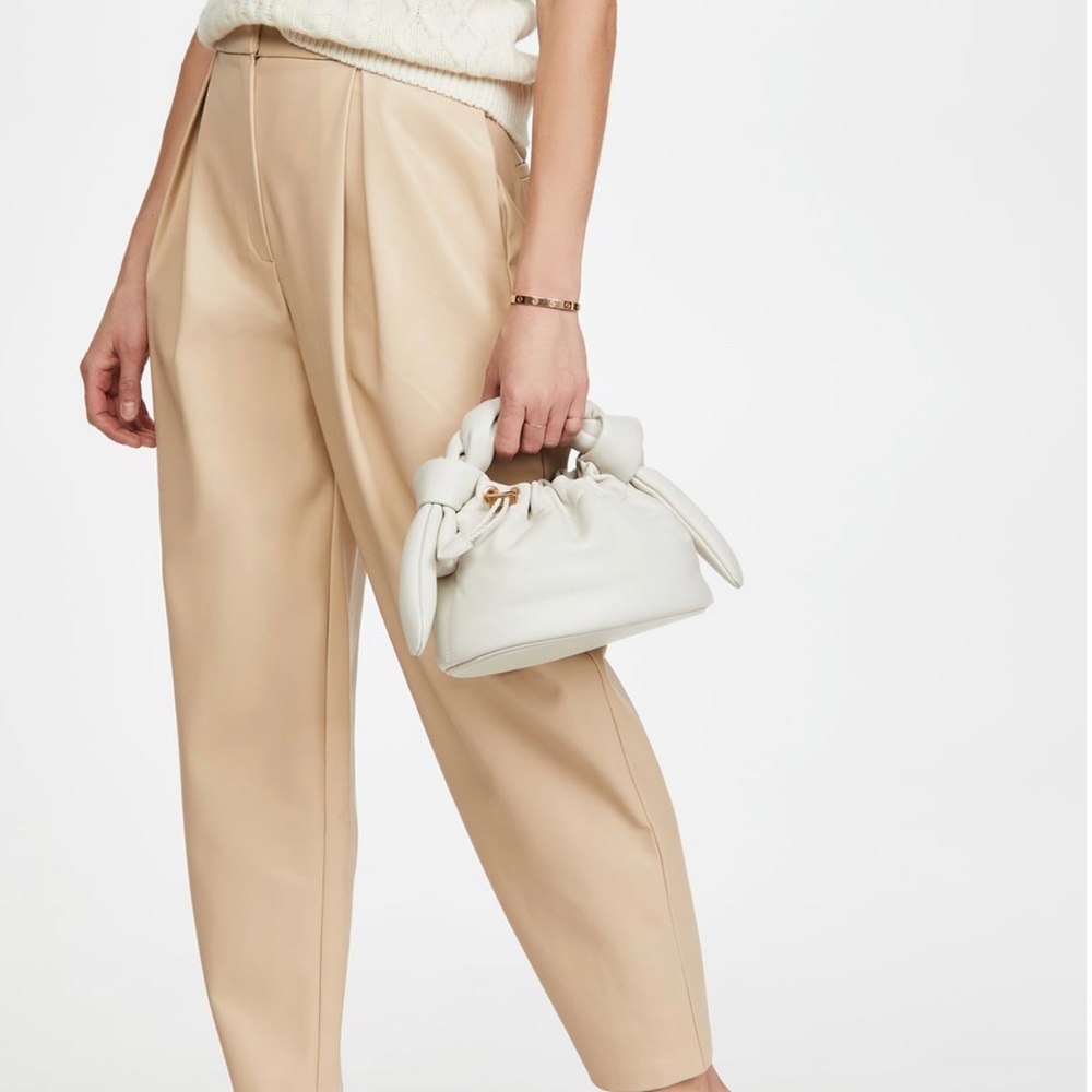 Apede mod knotty mini bag cream white